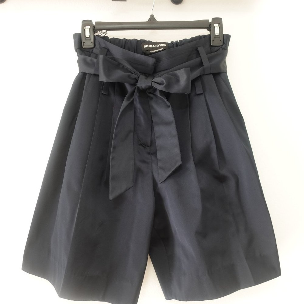SONIA RYKIEL DARK NAVY BLUE SHORTS Size 38